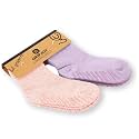 Gripjoy Toddler Socks with Grippers, Non-Slip for Kids, Enhanced Stability, Comfortable Cotton - 4 Pairs
