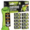 GRIPXX Herkules Grip Heavy Duty 8Mil Nitrile Gloves,3D Raised Diamond Texture-Latex &amp; Powder Free-Industrial, Mechanic