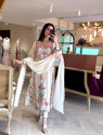 GRISHU COLLECTION Embroidered Anarkali Kurta Bottom 