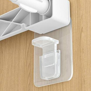 grishva punch free shelf support peg-self adhesive shelves clipsfor kitchen cabinet book hook 20 pack of 20