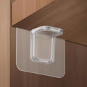 GRISHVA Punch Free Shelf Support Peg-Self Adhesive Shelves Clips for Kitchen Hook 8 (Pack of 8)