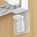 GRISHVA Punch Free Shelf Support Peg-Self Adhesive Shelves Clipsfor Kitchen Cabinet Book Hook 20 (Pack of 20)