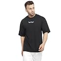 GRITSTONES Men Oversized Half Sleeve Cotton T-Shirt