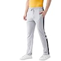 GRITSTONES Mens Regular Fit Cotton Solid Track Pant with Side Zip Pockets (GSTP2784)