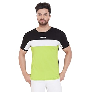 GRITSTONES Printed Half Sleeve Round Neck T-Shirt