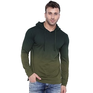 GRITSTONES Tan dye Hooded T-Shirt GSHDOMB2029-P