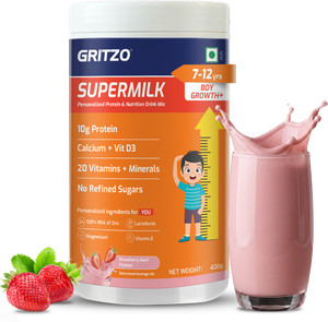 Gritzo SuperMilk Growth 7-12y Boys 10g Protein