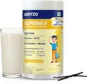 Gritzo SuperMilk Growth+ Unsweetened Drink Mix (13+y Boys), 13g Protein, Creamy Vanilla