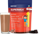 Gritzo SuperMilk Growth+ (13+y Boys), 13g Protein Powder, Double Chocolate