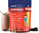 Gritzo SuperMilk Growth+ (13+y Boys), 13g Protein Powder, Double Chocolate
