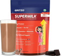 Gritzo SuperMilk Growth+ (13+y Girls), 13g Protein Powder, Double Chocolate
