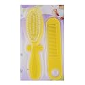 Grooming Comb amp Brush Set for BabiesInfantsToddlersNewborns-Yellow