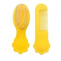 Grooming Comb amp Brush Set for BabiesInfantsToddlersNewborns-Yellow.