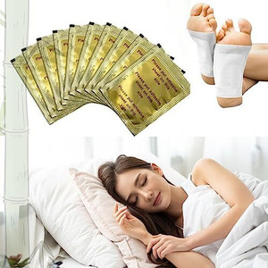groots body cleanse foot pads-stresspain and constipation relief-relaxing foot patch