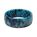 Groove Life Camo Silicone Wedding Ring for Men, Breathable Comfortable Fit