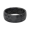 Groove Life Camo Silicone Wedding Ring for Men, Breathable Comfortable Fit
