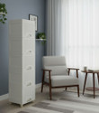 GROTHEORY Multi layer Plastic Storage Cabinet for