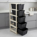 GROTHEORY Organized Living Storage Cabinet with Easy