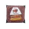 Ground Bison Meat - 90% Lean 12 Oz. Bricks - 12 Packs of Ground Meat - Grass-fed, grain-finished bison meat - Made in the USA - USDA Inspected - TenderBison