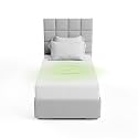 The Grounding Co. Fitted Terra Grounding Sheets Twin Size – Premium Organic Cotton Earthing Sheet with Silver-Infused Threads– for Sleep, Recovery &amp; Wellness – White