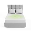 The Grounding Co. Fitted Terra Grounding Sheets Queen Size – Premium Organic Cotton Earthing Sheet with Silver-Infused Threads– for Sleep, Recovery &amp; Wellness – White