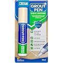 Grout Pen Cream Tile Grout Paint Marker Restorer - Wide 15mm Tip (20ml)