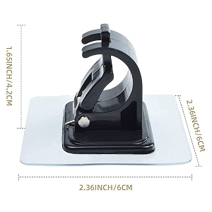 grovent self adhesive curtain holders brackets without drilling curtain rod bracket adhesive curtain rod holder hooks door and window curtain brackets 2 pcs black