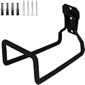 GROVENT® 2 Pcs Universal Heavy Duty Steel Garage Hooks Set – Wall Mounted Utility Hooks for Tools, Ladders, Chairs &amp; Garden Equipment – Non-Slip Rubber Coated Iron Storage Hangers (Garage Hook)