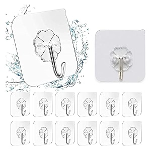grovent wall hooks for hanging strong sticker sticky heavy duty home kitchen bathroom key frame holders pack of 8 pcs wall hook