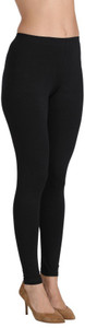 groversons paris beauty ankle length ethnic wear legging black solid