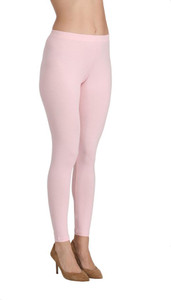 groversons paris beauty ankle length ethnic wear legging pink solid