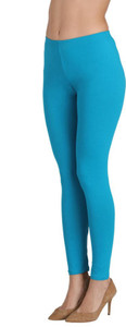 groversons paris beauty ankle length ethnic wear legging blue solid