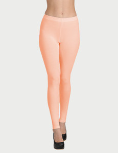 groversons paris beauty ankle length western wear legging pink solid