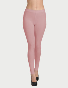 groversons paris beauty ankle length western wear legging pink solid