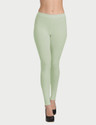 Groversons Paris Beauty Ankle Length Western Wear Legging (Green, Solid)
