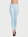 Groversons Paris Beauty Ankle Length Western Wear Legging (Blue, Solid)