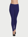 Groversons Paris Beauty Ankle Length Western Wear Legging (Blue, Solid)