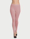 Groversons Paris Beauty Ankle Length Western Wear Legging (Pink, Solid)