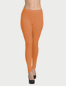 Groversons Paris Beauty Ankle Length Western Wear Legging (Orange, Solid)