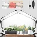 Grow Lights for Indoor Plant 6000K White Red 40 LEDs,Plant Growing Light