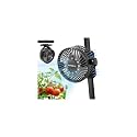 Grow Tent Fan 6”, Magnetic Fan for Greenhouse Plant with Brushless Motor and Hook, 3 Speeds Strong & Quiet Airflow, LED, Timers, 720° Adjustable Airflow Angle for Hydroponics Circulation Cooling