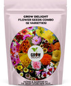 GrowDelight GROW DELIGHT Flower Seeds Combo 12 Variety(800+ seeds) | Flower Plants For Home Garden | Flower Seeds For Terrace Gardening |800+ Flower Seeds For All Season Seed