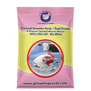 Growel Agrovet Chelated Growmin Forte- Feed Premix