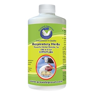 growel respiratory herbs  powerful supplements for respiratory health of poultry cattle horse pig goats sheep pigeons and pet birds - 250 ml