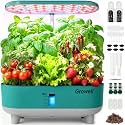 Growell 16 Pods Hydroponics Growing System Kit with 3 Light Modes & 2 Timer