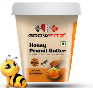 Growfitz High Protein Natural Honey Peanut Butter