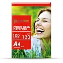 Growlam Premium Glossy Photo Paper (130 GSM 100 SHEETS)
