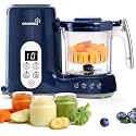 Grownsy Baby Food Maker, Steam & Blend Baby Food Processor, Dark Blue