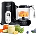 Grownsy Baby Food Maker, Steamer & Blender Baby Food Processor, Black