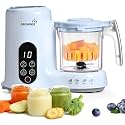 Grownsy Baby Food Maker, Steamer & Blender Baby Food Processor, Blue